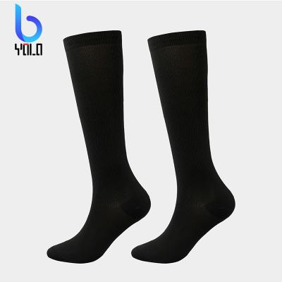 China New Yolo Breathable Professional Sports Cycling Compression Sock Stretch Tube Long Pressure Stovepipe Socks for sale