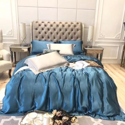 China Discount Personalized Multicolor Luxury Mulbery Silk Comforter Bedding Set Queen Size Full 180 Cm Nondisposable for sale