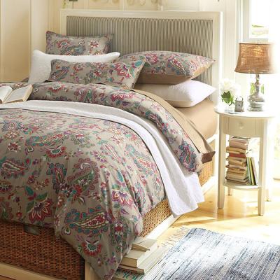 China Custom Nondisposable All Size Printed Egyptian Cotton Fabric Duvet Cover 4pcs King Bedding Set for sale