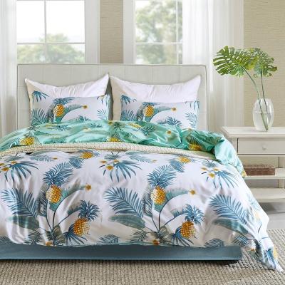 China Anti-static Luxury Design Printing Comforter Cover 3pcs Bedding Sets Queen Quality Duvet Cover Set for sale