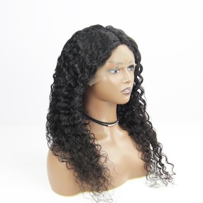 China Water Wave HD Pre Plucked Transparent Lace Front Wigs, Water Wave Full Lace Hair Wigs, 100% Virgin Hair Full Lace Wigs for sale