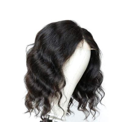 China Brazilian Lace Front Human Hair Closure Body Wave Natural Color Body Wave Wig For Women Virgin Color Cuticle Aligned 4X4 Lace Closure Wig for sale