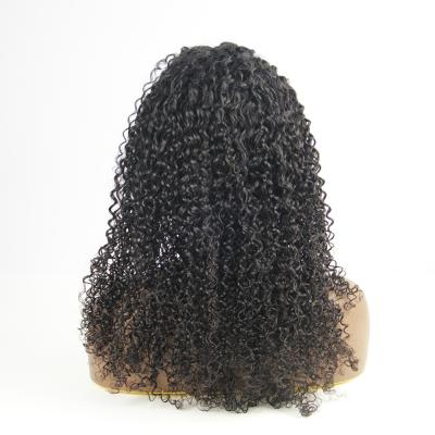 China Curly 13x6Curly Wave Lace Front Wigs Brazilian Virgin Human Hair Wig Pre Plucked Natural With Baby Hair Wig For Black Female for sale