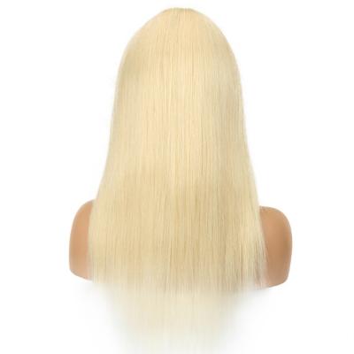 China Hot Selling Best Quality 613 Straight Blonde Hair Wigs , 100% Brazilian Remy Human Hair 613 Straight Wig 13X6 Lace Front Wig for sale