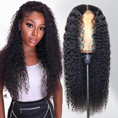 China CSHot Curly Sell Curly 13x6 Wave Lace Front Wigs Brazilian Virgin Human Hair Wig Pre Plucked Natural With Baby Hair Wig for sale