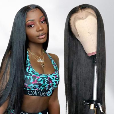 China Hd 13x4 Straight Cheap Raw Indian Straight Lace Front Virgin Hair CSCS Wig for sale