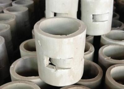 China Light Grey Ceramic Random Packing High Mechanical Strength Resist High Temperature for sale