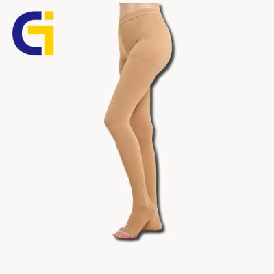 China For Varicose Open Toe Compression Pantyhose OEM High Quality Hot Factory for sale