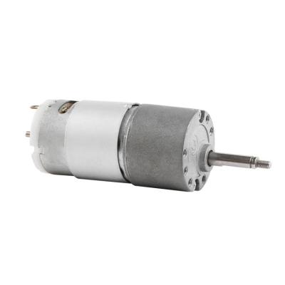 China Drip-proof Customized Low Rpm High Torque 24V 36V 37mm 100rpm Electric Gearbox Dc Motor For Car à venda