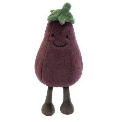 China Supply Items Wholesale 1 Piece Soft Plush Eggplant Eggplant Vegetable Vegetable Stuffed Toys Wholesale Soft Toys for sale