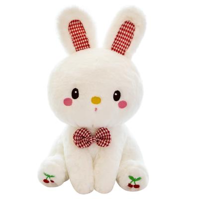 China Children's Soft Stuffed Plush Cherry Rabbit Doll Pet Toy Furnishing Cartoon Fancy Design for sale