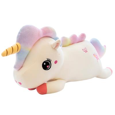 China Hot Selling Cartoon Anime Unicorn Plush Toy Furnishings For Children for sale