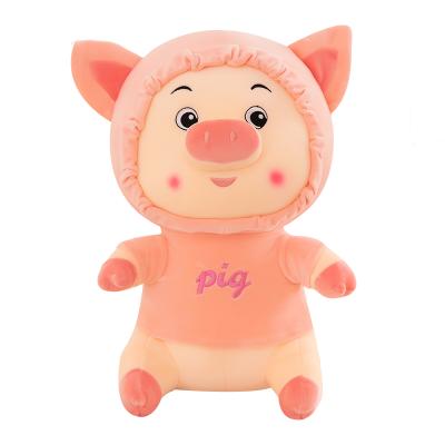 China Hot Sale Home Furnishing Cartoon Anime Sweater Pig Plush Toy For Children for sale