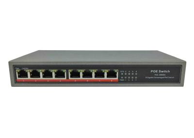 China Latest POE-S0008GE(52G) 8 Port Gigabit IEEE802.3af/at PoE Switch (120W External Power Source) for sale