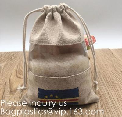 China Drawstring Burlap Natrual Jute Sacks Jewelry Candy Pouch Christmas Wedding Party Favor Gift Bags for sale