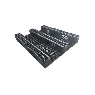 China Euro Pallet Standard Size Single Sided Plastic Pallet Tray For Warehouse Storage Gold Racking System for sale