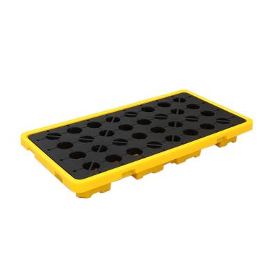 China Moisture Resistance Industrial Oil Spill Drum Plastic Pallets For Sale for sale