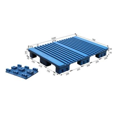 China Standard Size Single Faced Industrial Heavy Duty Printing Plastic Pallets For Printing Industry for sale