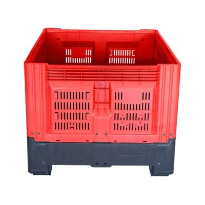 China sustainable & BAOJIE strong plastic pallet box for fruits and vegetables for sale