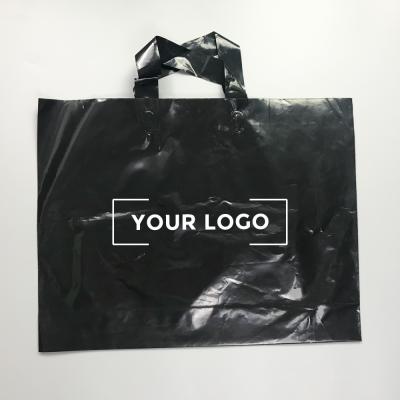 China Custom Micron Handled Handle Bag Free Sample Wholesale Printing Plastic Shopping Bags for sale