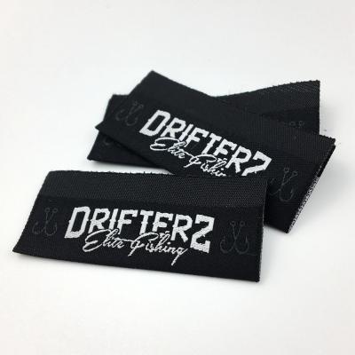 China Custom Woven Sustainable Woven Label Recyclable Woven Apparel Labels Woven Apparel Labels for sale