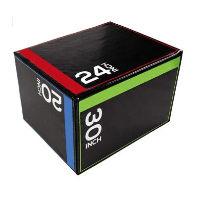 China Hot Sale Wooden Fitness Plyometric Wooden Boxes Jump for sale