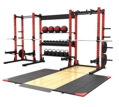 China Modern Multi Functional Gymnasium Facility Multi Functional Power Training Customized Waist Trainer Cross Fit Rack With Training Accessories for sale