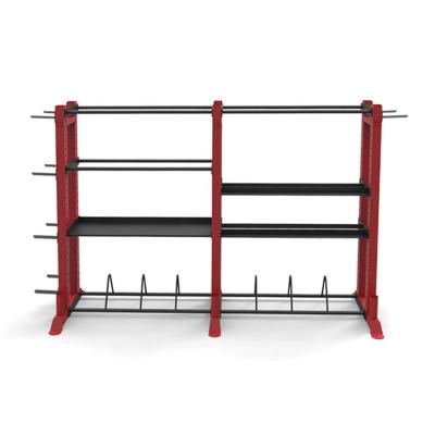 China Commercial Use Fitness And Bodybuilding Gym Equipment High Quality Weight Plates Storage Racks Dumbbell Rack for sale