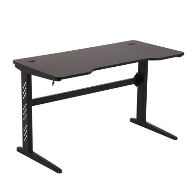 China Best Cheap Station Large Adjustable Corner RGB (Height) Foldable Folding Desk Led Computer Physical Channels Top Table Gaming Desk For Sale for sale