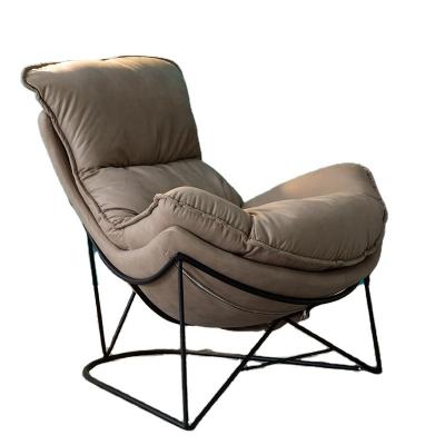 China Modern Simple Modern Lounge Baby Room Kids Leather Bed Recliner Furniture Single Leather Lazy Chair Raised Sofa Bed for sale