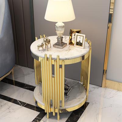 China Concrete Side Tables Ready To Ship White Silver Gold Storage Decor Carved Modern Concrete Side Tables For Industrial Bed Room Patio Rope for sale