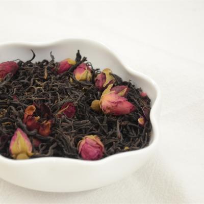 China Loose Tea Chinese Herbal Flower Rose Buds Black Tea Flower Natural Dry Tea for sale