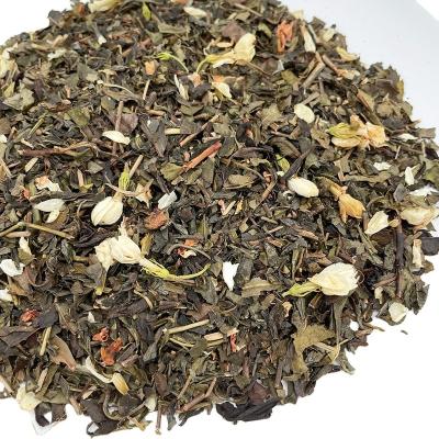 China Healthy And Refreshing Drinks Fujian OEM Tea Jasmine Leaves Flower Jasmine Milk Wholesale Tea for sale