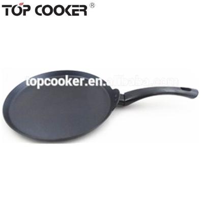 China Durable Aluminum Liner Non-Stick Spiral Bottom Pancake Pan for sale