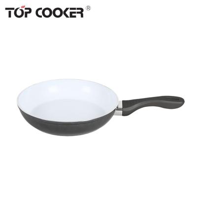 China Sustainable 2PCS Forged Aluminum Nonstick Wok With Ceramic Coating for sale