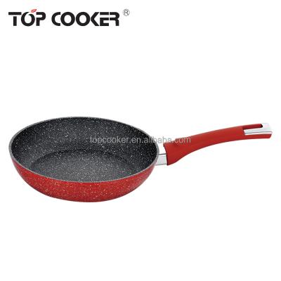 China Factory Price Viable Cookware Dessini Aluminum Marble Coating Frying Pan for sale