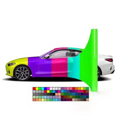 China Groothandel TPU Groen Kleur Auto Kleur Verander Film Wrap Film Custom Kleur TPU glitter auto wrap film Te koop