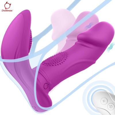 China & 3 waving; 7 Vibration Darkness Panties Vibrator Sex Toys Wholesale 3 Shake And 7 Vibrating Remote Control Wearable Panties For Women for sale