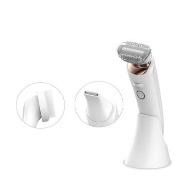 China Amazon Hot Sale Portable Single Blade 3 in 1 Electric Hair Shaver for Nose Body Facial Hair Remover for sale