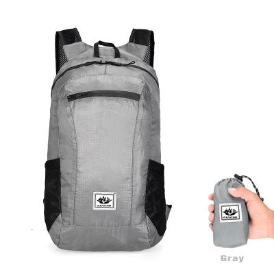 China Waterproof Wholesale Cheaper Small Quantities Can custom logo lightweight nylon waterproof daypack foldable shopping backpack bag for sale