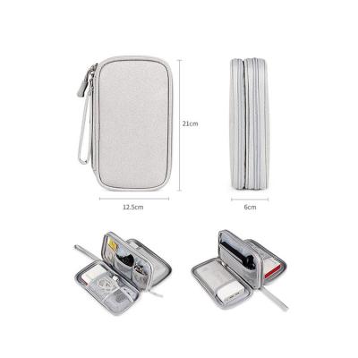 China Viable Multifunctional Universal Electronics Accessories Travel Bag Organizer Pocket Desk Accessories Electronic Product Data Line for sale