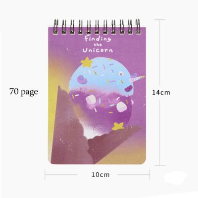 China High Quality Kawaii Exquisite Creative Of Easy Inscription Korean Cute Stationery Spiral Notebook Small Pocket Notepad for sale