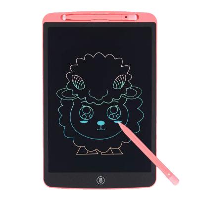 China Newest 10 Inch Writing Doodle Drawing Tablet Self Adhesive Children LCD Notepads With Partial Erase Function for sale