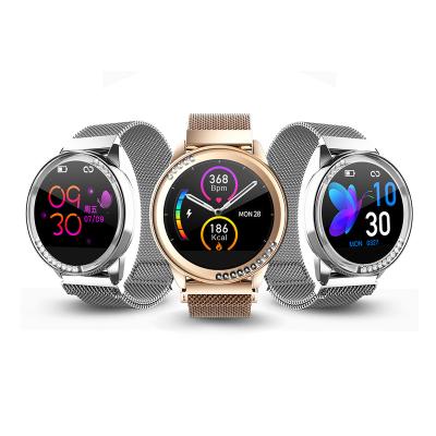 China Sleek Design 130mAh Wifi 1.04 Inch TFT Color Unique Screen HD Luxury Smart Watch for sale