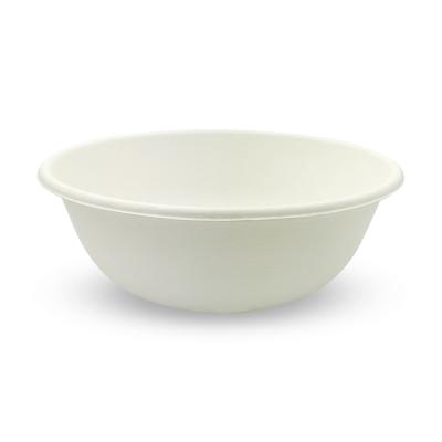 China Dia172*63mm 800ml FREE Disposable Bowl PFAS Sugarcane Bagasse Pulp Compostable Biodegradable Bowl for sale