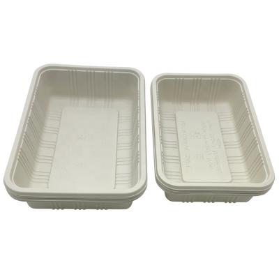 China Biodegradable Disposable Food Container Cornstarch 450ml Food Bowl for sale