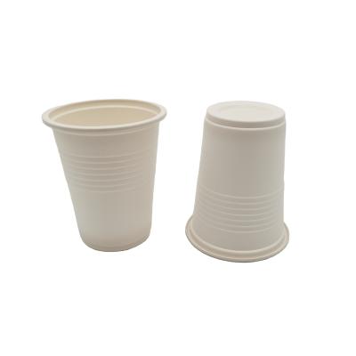 China Home.Restaurant.Bar.Hotel.Wedding. Super Markets Promotions 4oz 120ml 62*70mm Eco Friendly Biodegradable Disposable Cup With Lid Food Grade Drinkware Cornstarch Cup for sale