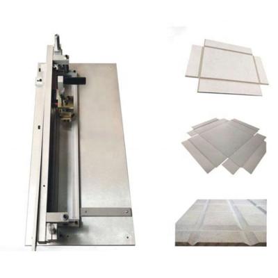 China LINHANG LH-520 V Cheap Wooden Panel Type Manual Cardboard Grooving Machine For Cardboard And Paper Card for sale