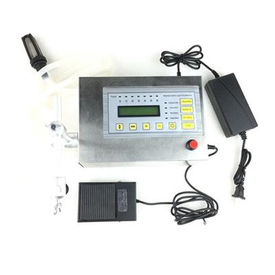 China GFK-160 Food CNC Electric Small Bottle Liquid Filling Machine With Foot Pedal for sale