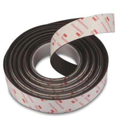 China Factory 1m 10x1.5mm Neodymium Adhesive Tape Neodymium Industrial Direct Magnetic Flexible Magnet Magnet Tape for sale